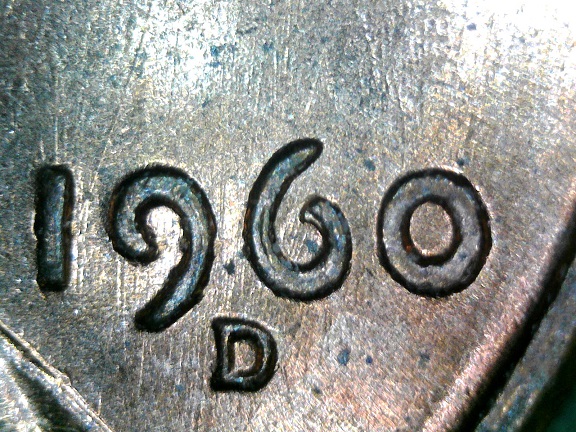 Pocket-Change:-1960-D-LMC-Small-Date-Posable-Light-Spread-Doubling-?
